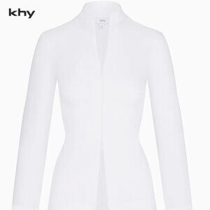 BRAND NEW - KHY Poplin Long Zip shirt - Size Small
